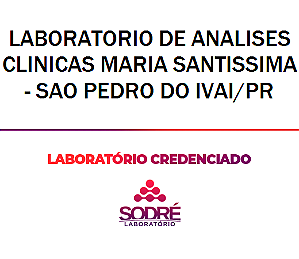 Exame Toxicológico - Sao Pedro Do Ivai-PR - LABORATORIO DE ANALISES CLINICAS MARIA SANTISSIMA - SAO PEDRO DO IVAI/PR (C.N.H, Empregado CLT, Concurso Público)