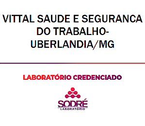 Exame Toxicológico - Uberlandia-MG - VITTAL SAUDE E SEGURANCA DO TRABALHO-UBERLANDIA/MG (C.N.H, Empregado CLT, Concurso Público)