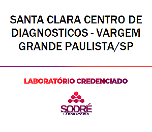 Exame Toxicológico - Vargem Grande Paulista-SP - SANTA CLARA CENTRO DE DIAGNOSTICOS - VARGEM GRANDE PAULISTA/SP (C.N.H, Empregado CLT, Concurso Público)