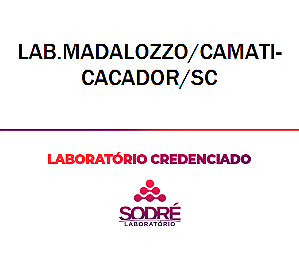 Exame Toxicológico - Cacador-SC - LAB.MADALOZZO/CAMATI-CACADOR/SC (C.N.H, Empregado CLT, Concurso Público)