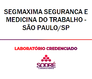 Exame Toxicológico - Sao Paulo-SP - SEGMAXIMA MEDICINA E SEGURANCA DO TRABALHO - SÃO PAULO/SP (C.N.H, Empregado CLT, Concurso Público)