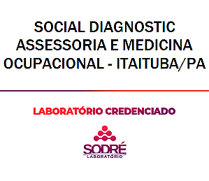 Exame Toxicológico - Itaituba-PA - SOCIAL DIAGNOSTIC ASSESSORIA E MEDICINA OCUPACIONAL - ITAITUBA/PA (C.N.H, Empregado CLT, Concurso Público)