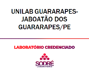 Exame Toxicológico - Jaboatao Dos Guararapes-PE - UNILAB GUARARAPES- JABOATÃO DOS GUARARAPES/PE (C.N.H, Empregado CLT, Concurso Público)
