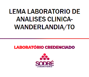 Exame Toxicológico - Wanderlandia-TO - LEMA LABORATORIO DE ANALISES CLINICA-WANDERLANDIA/TO (C.N.H, Empregado CLT, Concurso Público)