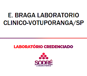Exame Toxicológico - Votuporanga-SP - E. BRAGA LABORATORIO CLINICO-VOTUPORANGA/SP (C.N.H, Empregado CLT, Concurso Público)