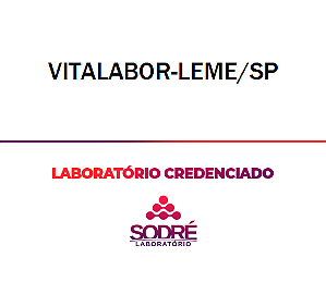Exame Toxicológico - Leme-SP - VITALABOR-LEME/SP (C.N.H, Empregado CLT, Concurso Público)