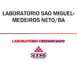 Exame Toxicológico - Medeiros Neto-BA - LABORATORIO SAO MIGUEL-MEDEIROS NETO/BA (C.N.H, Empregado CLT, Concurso Público)