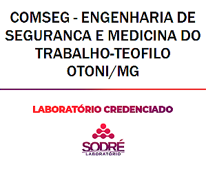 Exame Toxicológico - Teofilo Otoni-MG - COMSEG - ENGENHARIA DE SEGURANCA E MEDICINA DO TRABALHO-TEOFILO OTONI/MG (C.N.H, Empregado CLT, Concurso Público)