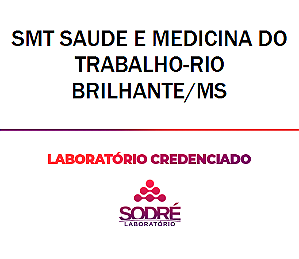 Exame Toxicológico - Rio Brilhante-MS - SMT SAUDE E MEDICINA DO TRABALHO-RIO BRILHANTE/MS (C.N.H, Empregado CLT, Concurso Público)