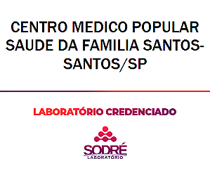 Exame Toxicológico - Santos-SP - CENTRO MEDICO POPULAR SAUDE DA FAMILIA SANTOS-SANTOS/SP (C.N.H, Empregado CLT, Concurso Público)