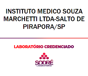 Exame Toxicológico - Salto De Pirapora-SP - INSTITUTO MEDICO SOUZA MARCHETTI LTDA-SALTO DE PIRAPORA/SP (C.N.H, Empregado CLT, Concurso Público)