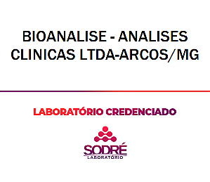 Exame Toxicológico - Arcos-MG - BIOANALISE - ANALISES CLINICAS LTDA-ARCOS/MG (C.N.H, Empregado CLT, Concurso Público)