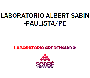 Exame Toxicológico - Paulista-PE - LABORATORIO ALBERT SABIN-PAULISTA/PE (C.N.H, Empregado CLT, Concurso Público)