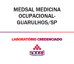 Exame Toxicológico - Guarulhos-SP - MEDSAL MEDICINA OCUPACIONAL-GUARULHOS/SP (C.N.H, Empregado CLT, Concurso Público)