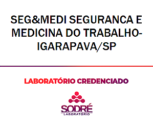 Exame Toxicológico - Igarapava-SP - SEG&MEDI SEGURANCA E MEDICINA DO TRABALHO-IGARAPAVA/SP (C.N.H, Empregado CLT, Concurso Público)