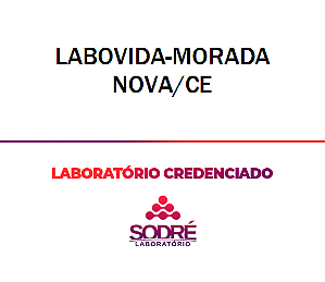 Exame Toxicológico - Morada Nova-CE - LABOVIDA-MORADA NOVA/CE (C.N.H, Empregado CLT, Concurso Público)