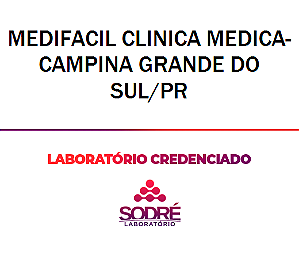Exame Toxicológico - Campina Grande Do Sul-PR - MEDIFACIL CLINICA MEDICA-CAMPINA GRANDE DO SUL/PR (C.N.H, Empregado CLT, Concurso Público)