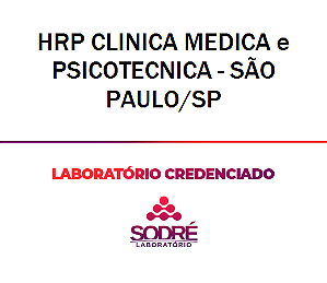 Exame Toxicológico - Sao Paulo-SP - HRP CLINICA MEDICA E PSICOTECNICA - SÃO PAULO/SP (C.N.H, Empregado CLT, Concurso Público)