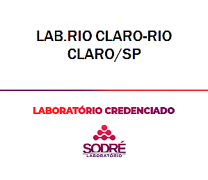 Exame Toxicológico - Rio Claro-SP - LAB.RIO CLARO-RIO CLARO/SP (C.N.H, Empregado CLT, Concurso Público)