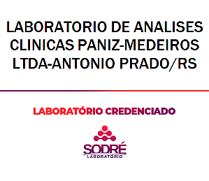 Exame Toxicológico - Antonio Prado-RS - LABORATORIO DE ANALISES CLINICAS PANIZ-MEDEIROS LTDA-ANTONIO PRADO/RS (C.N.H, Empregado CLT, Concurso Público)