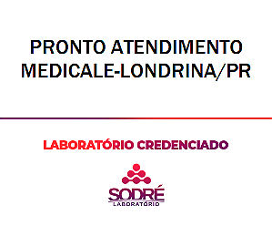 Exame Toxicológico - Londrina-PR - PRONTO ATENDIMENTO MEDICALE-LONDRINA/PR (C.N.H, Empregado CLT, Concurso Público)