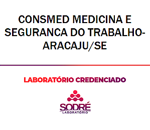Exame Toxicológico - Aracaju-SE - CONSMED MEDICINA E SEGURANCA DO TRABALHO-ARACAJU/SE (C.N.H, Empregado CLT, Concurso Público)