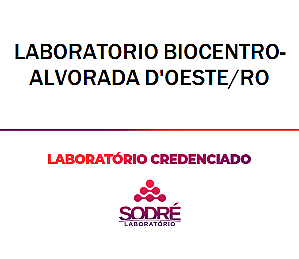Exame Toxicológico - Alvorada D Oeste-RO - LABORATORIO BIOCENTRO-ALVORADA D'oeste/RO (C.N.H, Empregado CLT, Concurso Público)