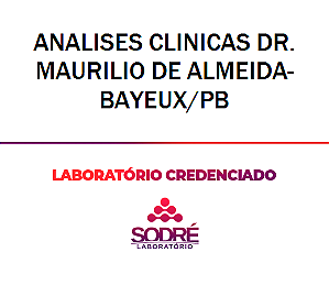 Exame Toxicológico - Bayeux-PB - ANALISES CLINICAS DR. MAURILIO DE ALMEIDA-BAYEUX/PB (C.N.H, Empregado CLT, Concurso Público)