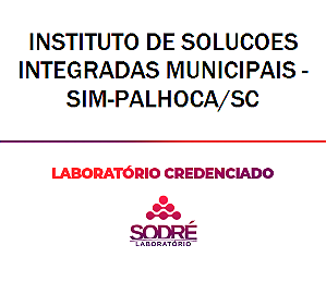Exame Toxicológico - Palhoca-SC - INSTITUTO DE SOLUCOES INTEGRADAS MUNICIPAIS - SIM-PALHOCA/SC (C.N.H, Empregado CLT, Concurso Público)