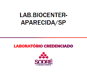 Exame Toxicológico - Aparecida-SP - LAB.BIOCENTER-APARECIDA/SP (C.N.H, Empregado CLT, Concurso Público)