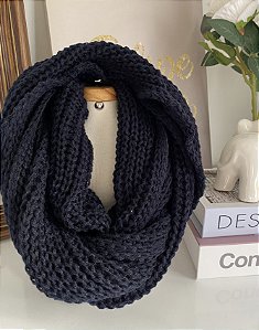 Gola Tricot Marinho