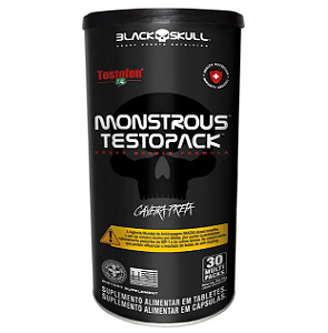 MONSTROUS TESTOPACK 30 PACKS BLACK SKULL