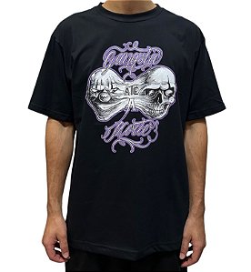 CAMISETA BROTHAS E CASH X DV$ "GANGSTER ATÉ A MORTE"