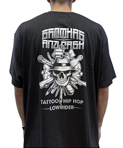 CAMISETA BROTHAS E CASH x DV$ "TATTOO, HIP-HOP E LOWRIDER"