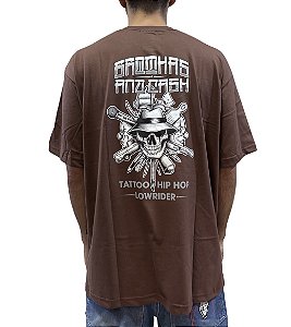 CAMISETA BROTHAS E CASH x DV$ "TATTOO, HIP-HOP E LOWRIDER"