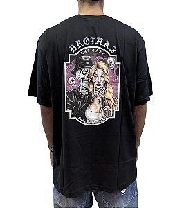 CAMISETA BROTHAS E CASH x MT$ "CAVEIRA"