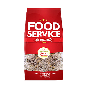Tempero Churrasco Com pimenta Food Service 1,2kg