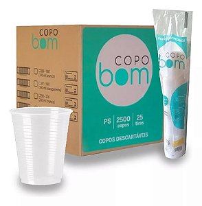 Copo Descartável Ps 200ml Leitoso cx c/2.500 - Copobom