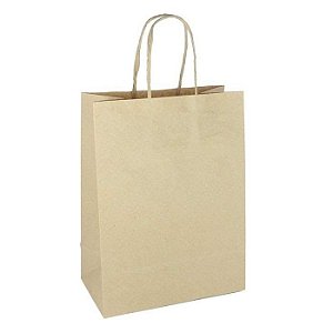 Sacola de Papel P Kraft SOS  pacote c/ 20 un. - Absoluto
