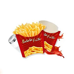 Embalagem para Batata Frita  Pequena Vermelha c/ 50 un. - VS