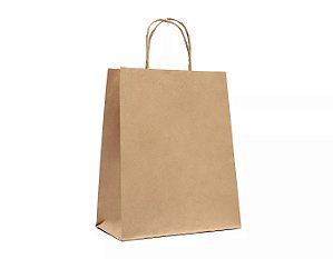 Sacola de Papel G Kraft SOS pacote c/ 20 un. - Absoluto