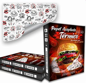 Papel Acoplado Térmico PopArt 33x38 -  200 un.