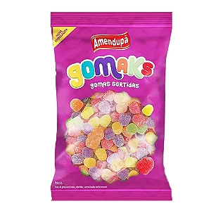 Gomas (jujubas) Sabores Sortidos - Amendupã 1kg
