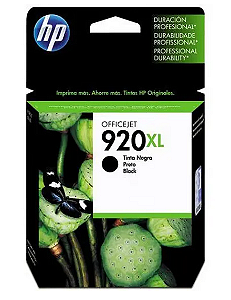Cartucho de Tinta HP 920XL  Preto CD975AL