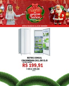 REFRIG CONSUL CRA30MBANA 261L BR CL-B