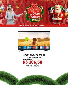 SMART TV 43" SAMSUNG TIZEN LS43F600F