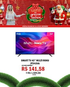SMART TV 43" MULTI ROKU PTV43VA