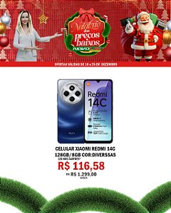 CELULAR XIAOMI REDMI 14C 128GB/8GB COR:DIVERSSAS