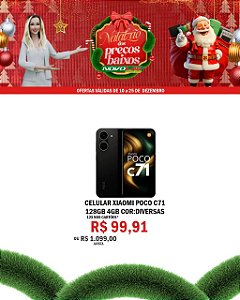 CELULAR XIAOMI POCO C71 128GB 4GB COR:DIVERSAS