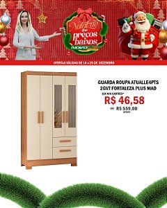 GUARDA ROUPA ATUALLE4PTS 2GVT FORTALEZA PLUS MAD